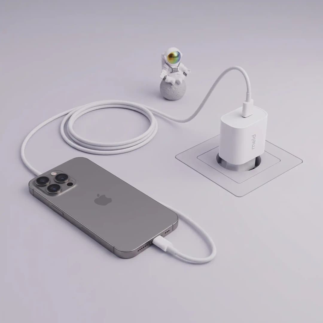 meld Charger USB-C 20W — foto produk resmi